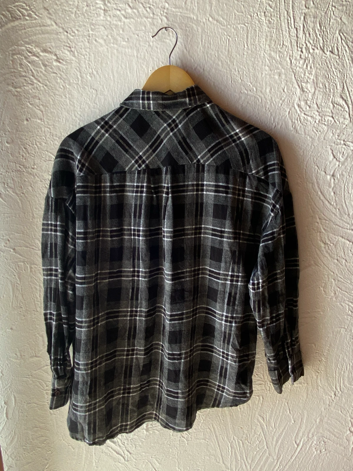 Terranova oversized karirana kosulja XS/S