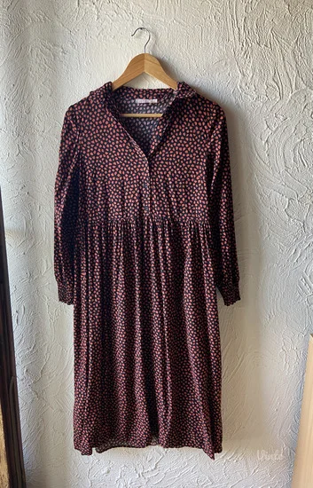 Pieces midi haljina sa printom XS/S