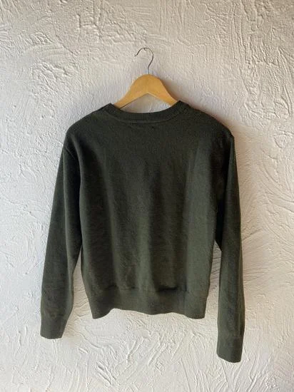 Stradivarius basic zeleni dzemper S/M NOVO