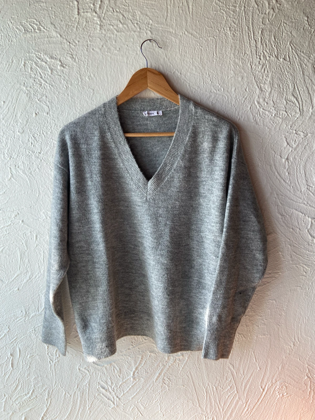 Terranova sivi oversized dzemper S/M