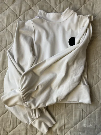 P.S. Fashion bela dukserica XS/S