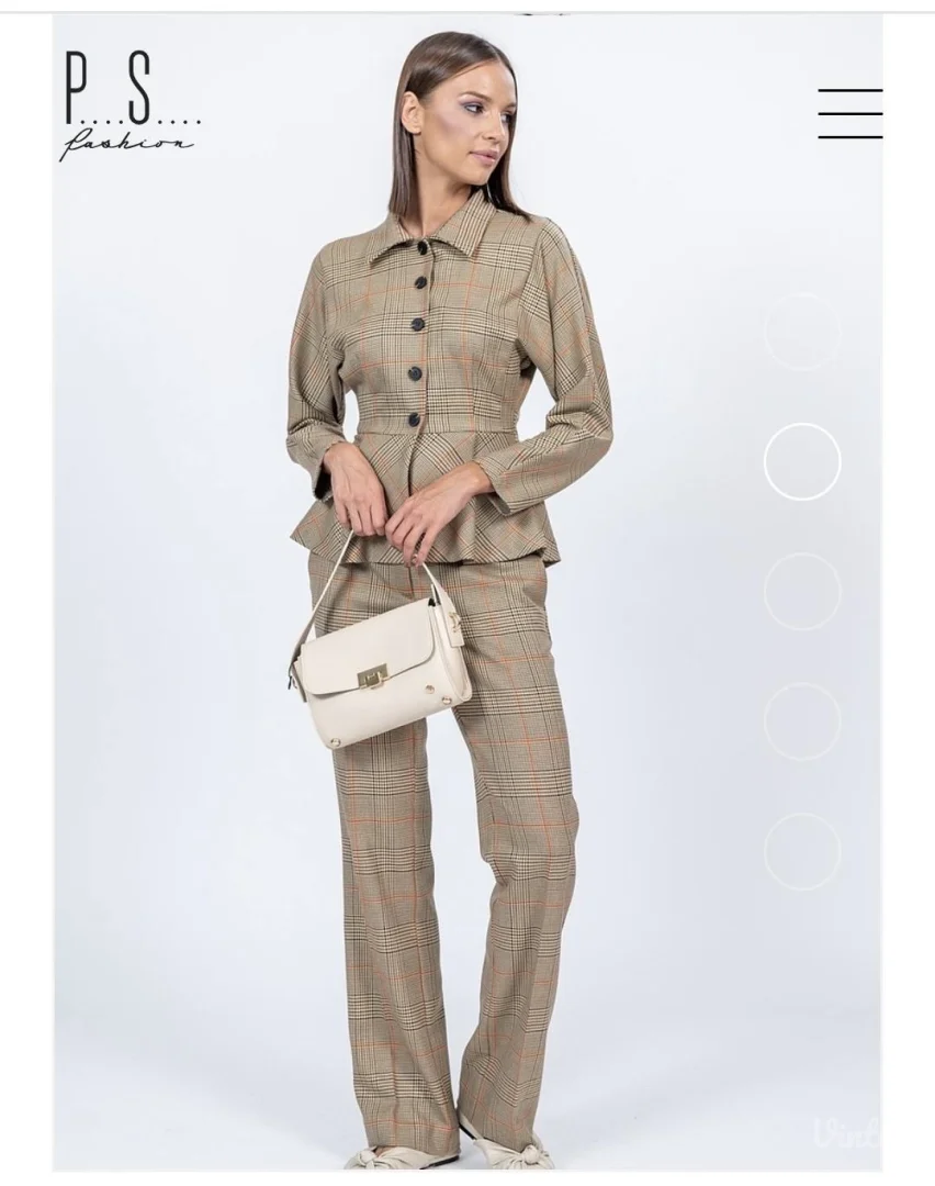 P.S. Fashion karirane pantalone XS/S