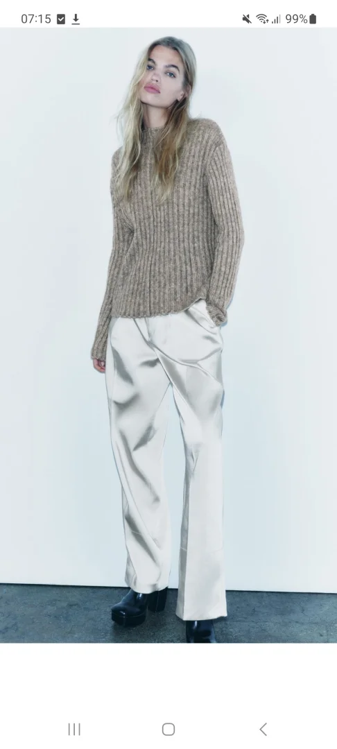 Zara lapor sivi dzemper S/M