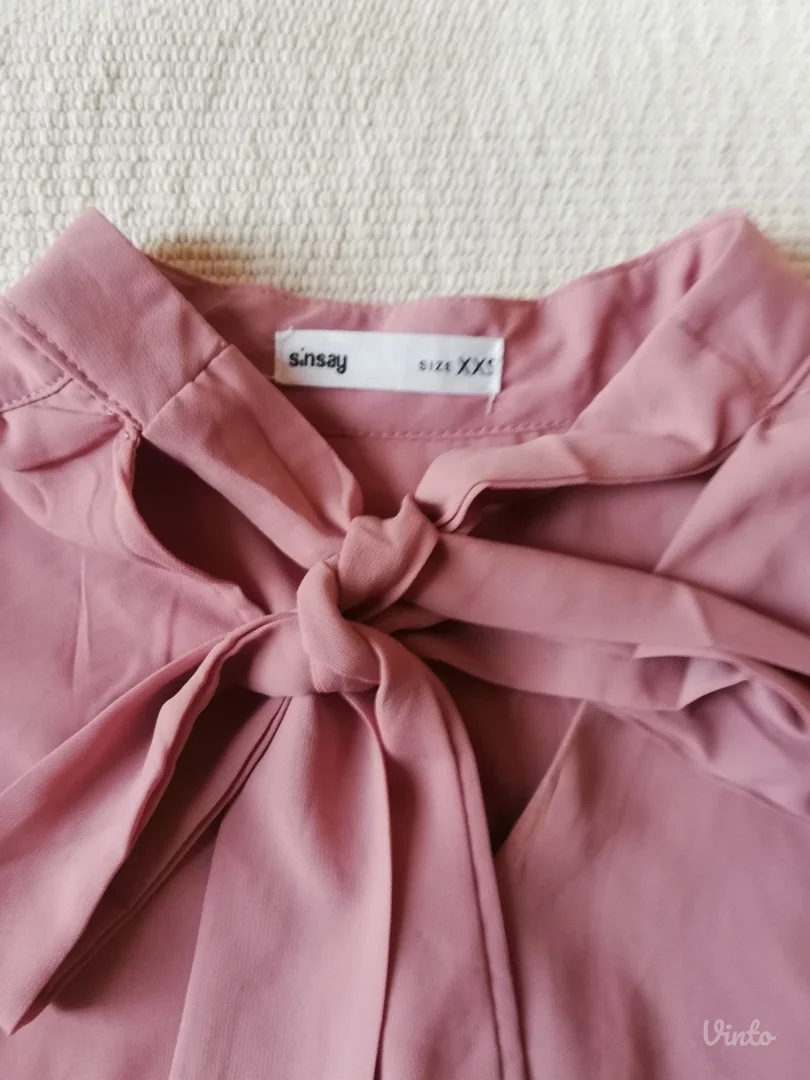 Sinsay roze bluza sa masnom XS/S