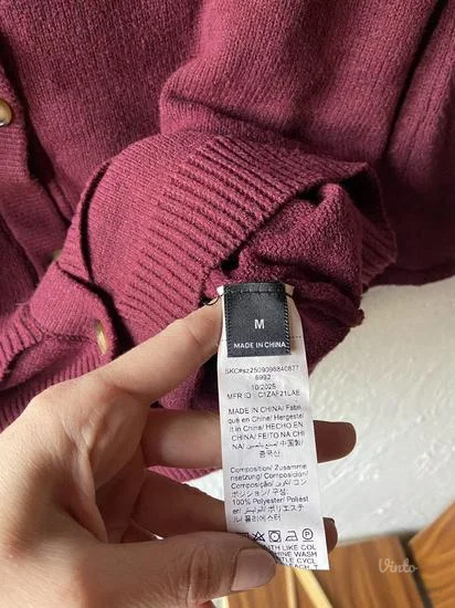 Bordo ponco/pelerina S/M