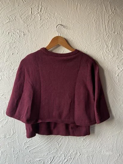 Bordo ponco/pelerina S/M