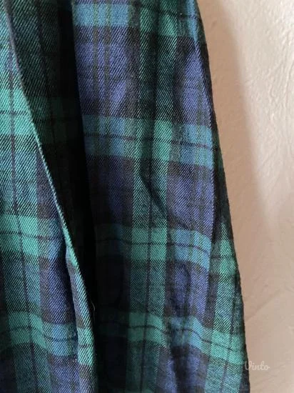 Karirana midi suknja XS/S