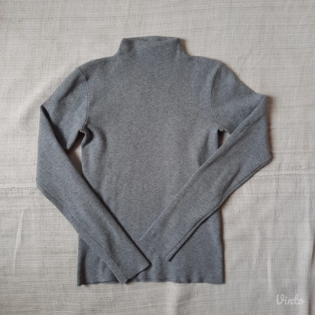 Mohito sivi dzemper sa visokom kragnom S/M