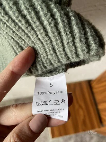 Maslinasto zeleni prsluk S/M NOVO