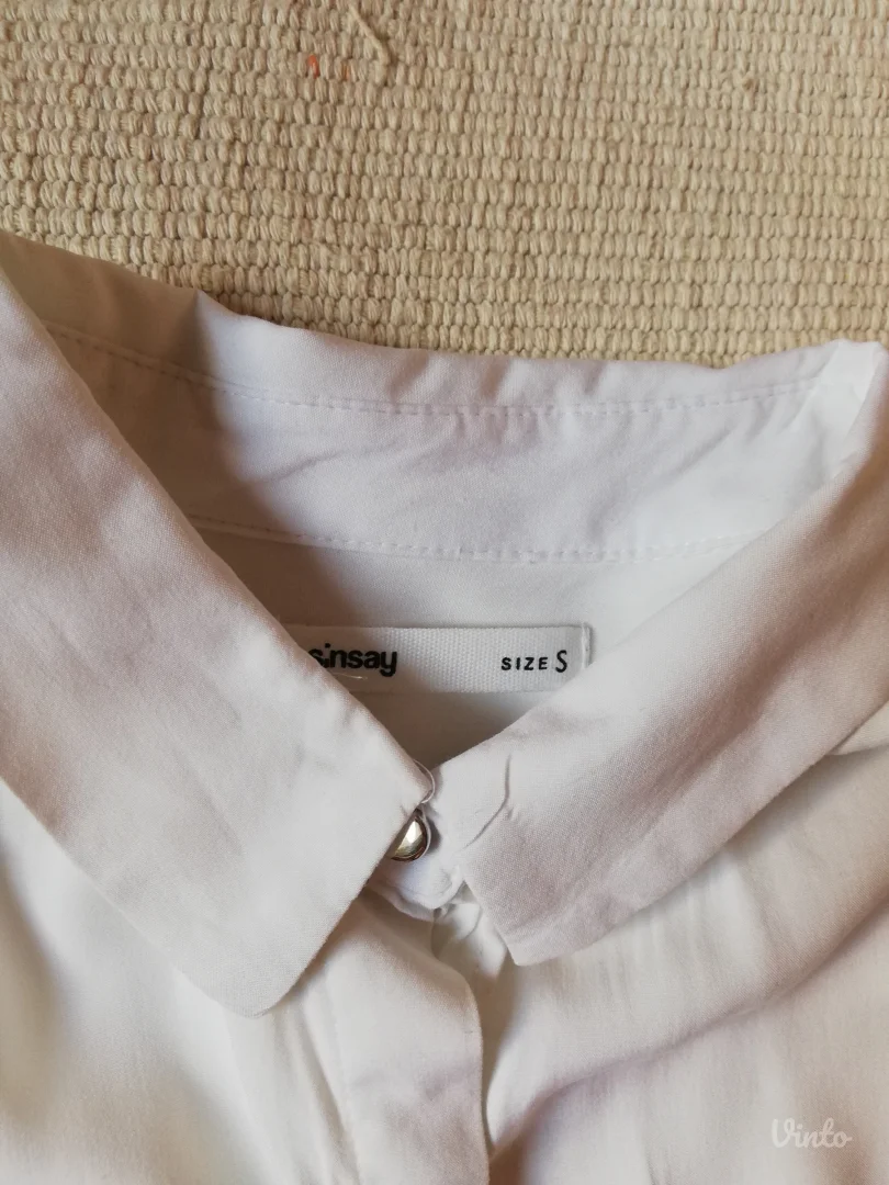 Sinsay bela kosulja od viskoze S