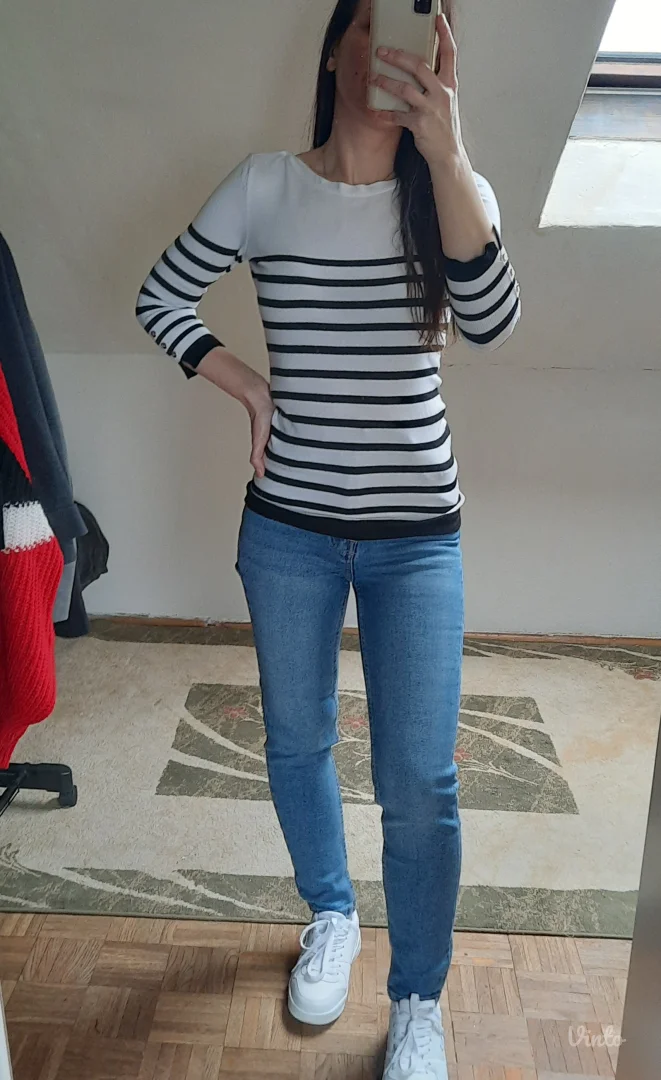 Orsay tanji dzemper na pruge S/M