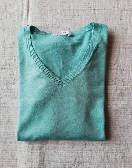 Terranova basic zeleni dzemper XS/S