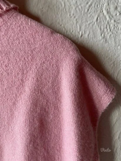 Rozi prsluk/pulover S/M NOVO