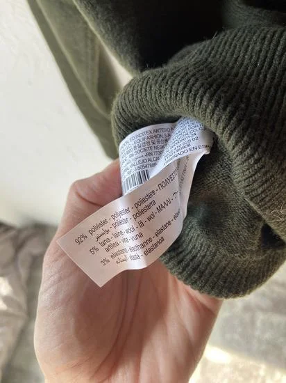 Stradivarius basic zeleni dzemper S/M NOVO