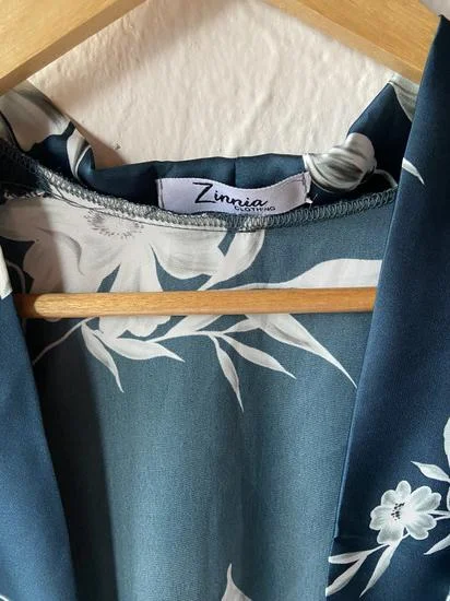 Zinnia cvetni kimono UNI