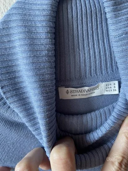 Stradivarius plava rolka S/M