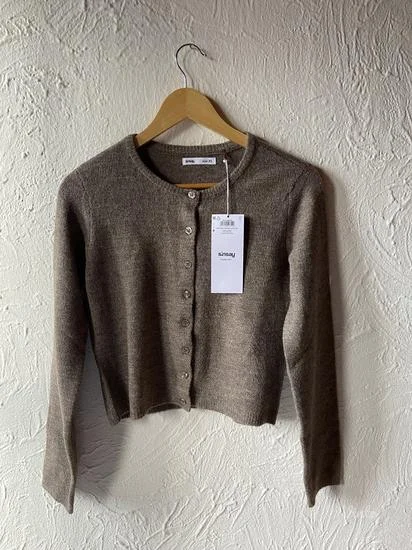 Sinsay braon kardigan NOVO XS/S
