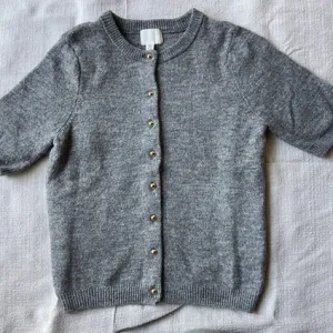 H&M sivi kardigan kratkih rukava XS/S