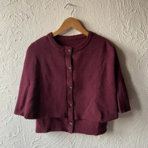 Bordo ponco/pelerina S/M