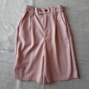 Bershka roze bermude od eko koze S/M