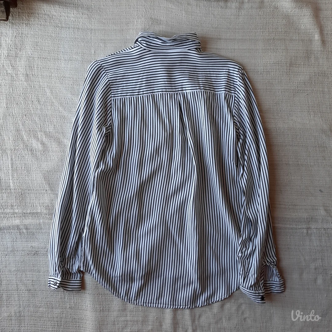 Sinsay crno bela kosulja na pruge XS/S