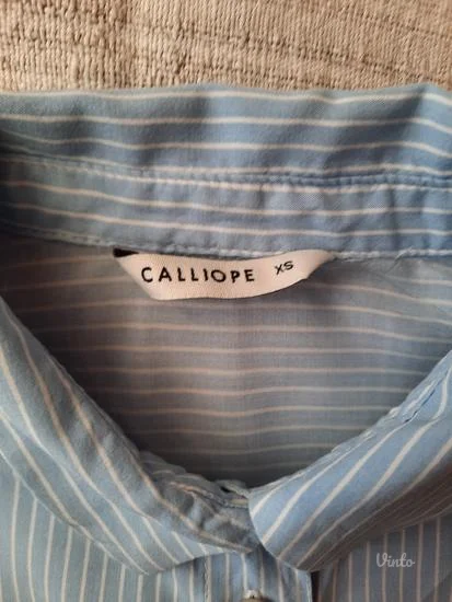 Calliope plava prugasta kosulja XS