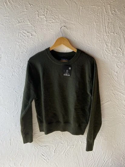Stradivarius basic zeleni dzemper S/M NOVO