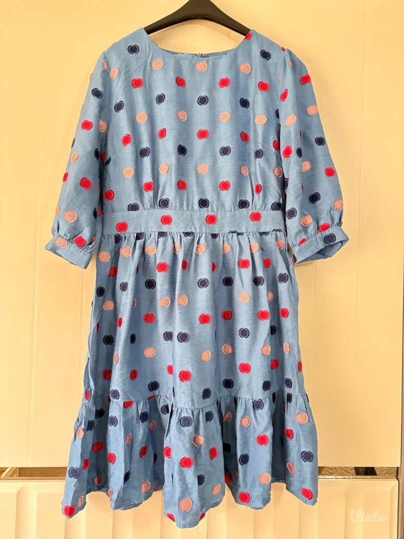 Plava haljina na tufne