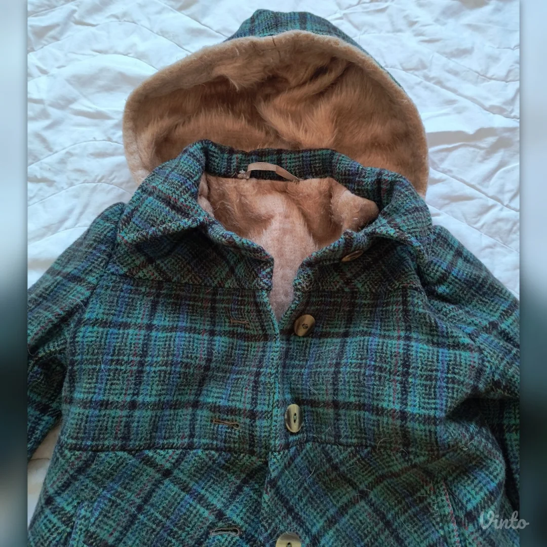 Vintage kaput za devojčice, vuna