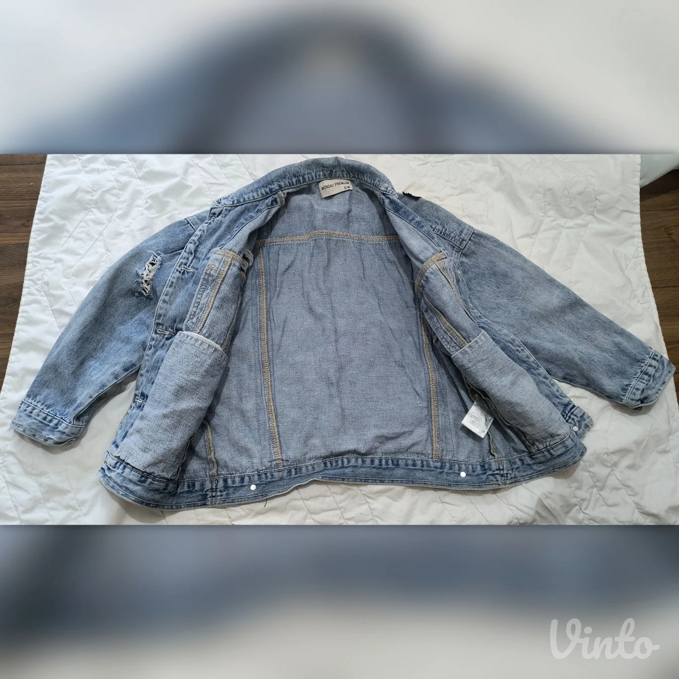 Moderna teksas jakna s-m
