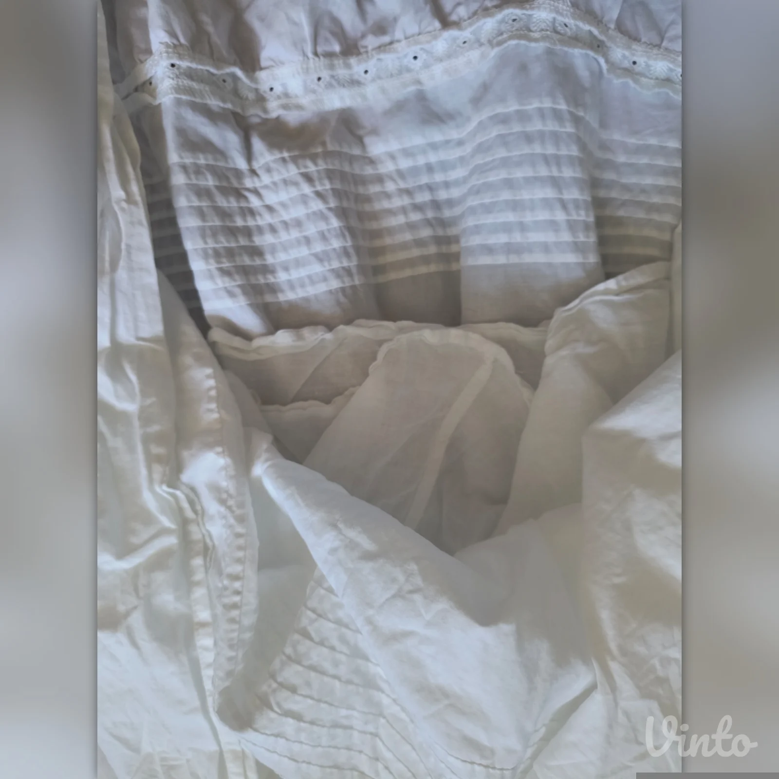 Nova bela duga suknja od pamuka