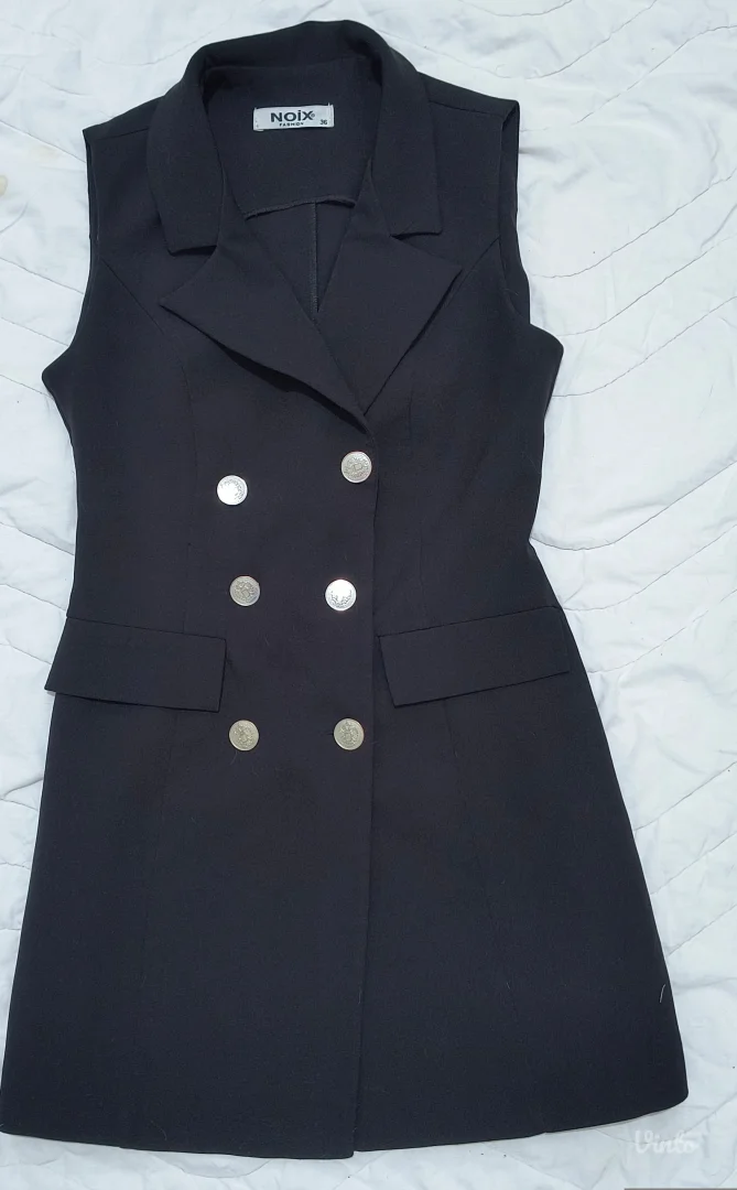 Noix crni sako bez rukava 36