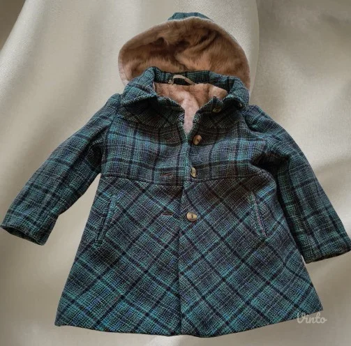 Vintage kaput za devojčice, vuna