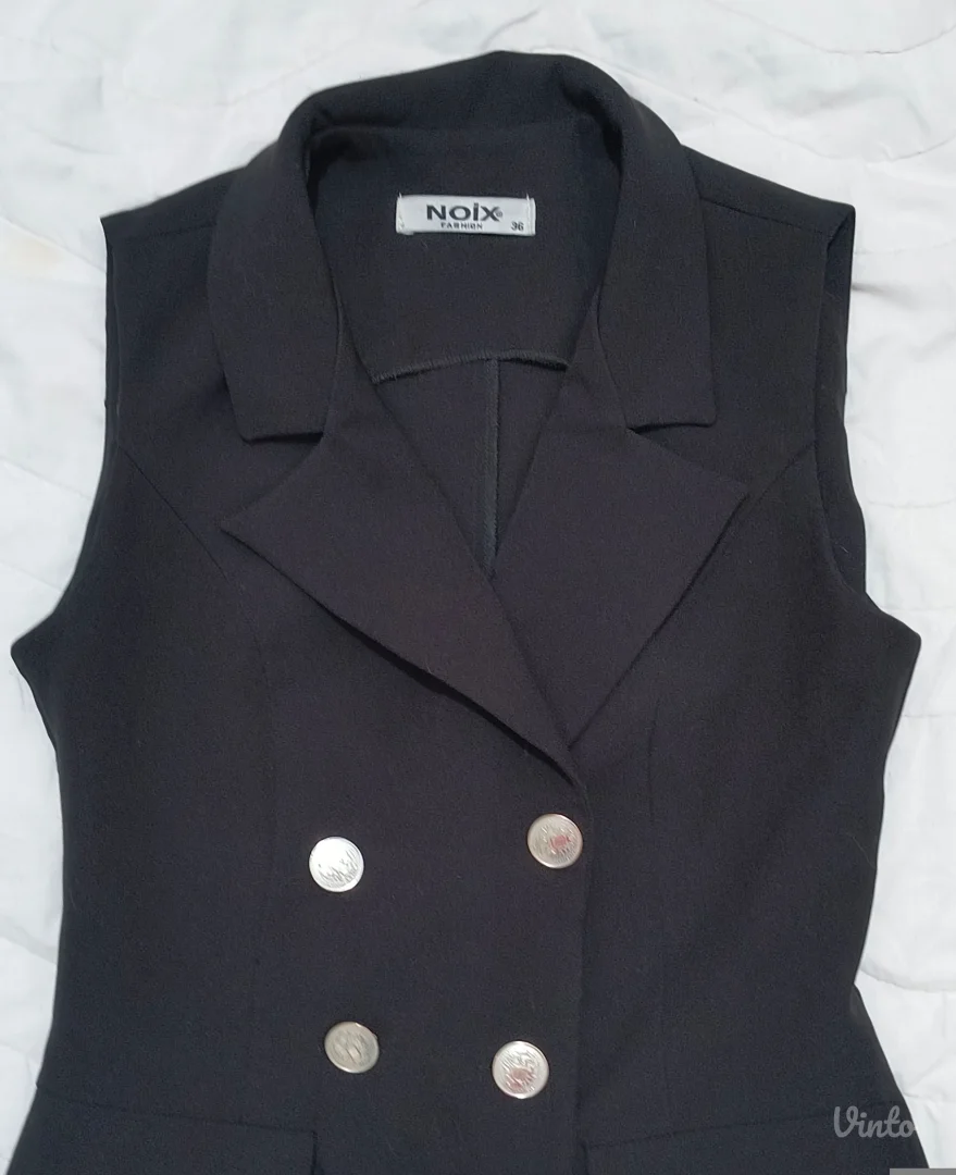 Noix crni sako bez rukava 36