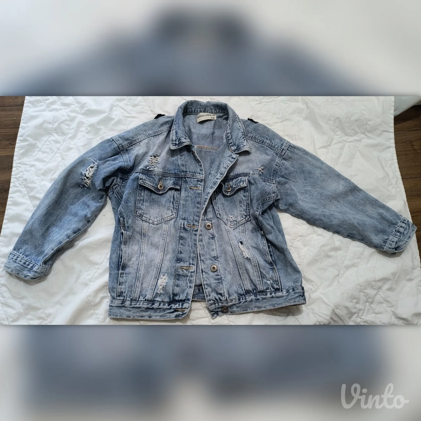 Moderna teksas jakna s-m