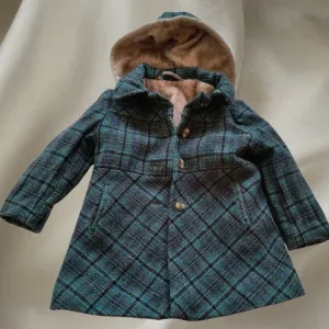 Vintage kaput za devojčice, vuna