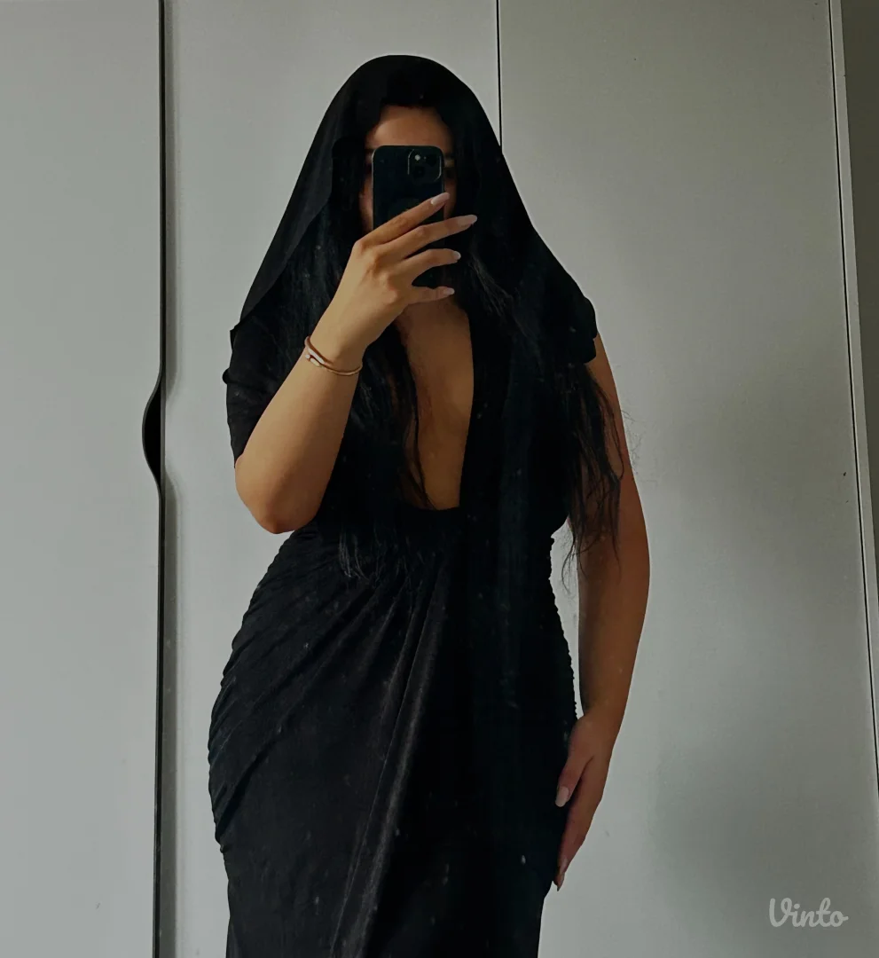 Crna EYYO Atelier haljina