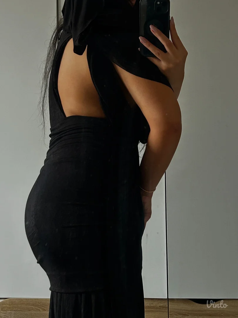 Crna EYYO Atelier haljina