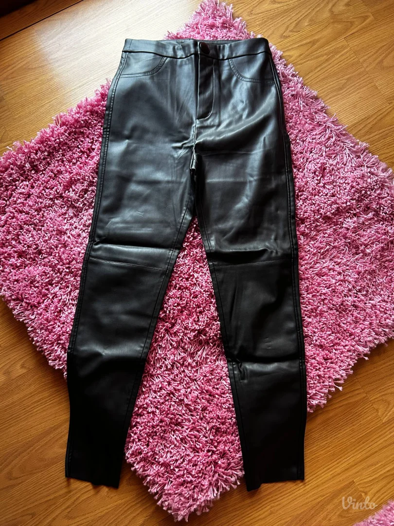 Helanke ekokoža -ZARA- BESPLATNA POŠTARINA