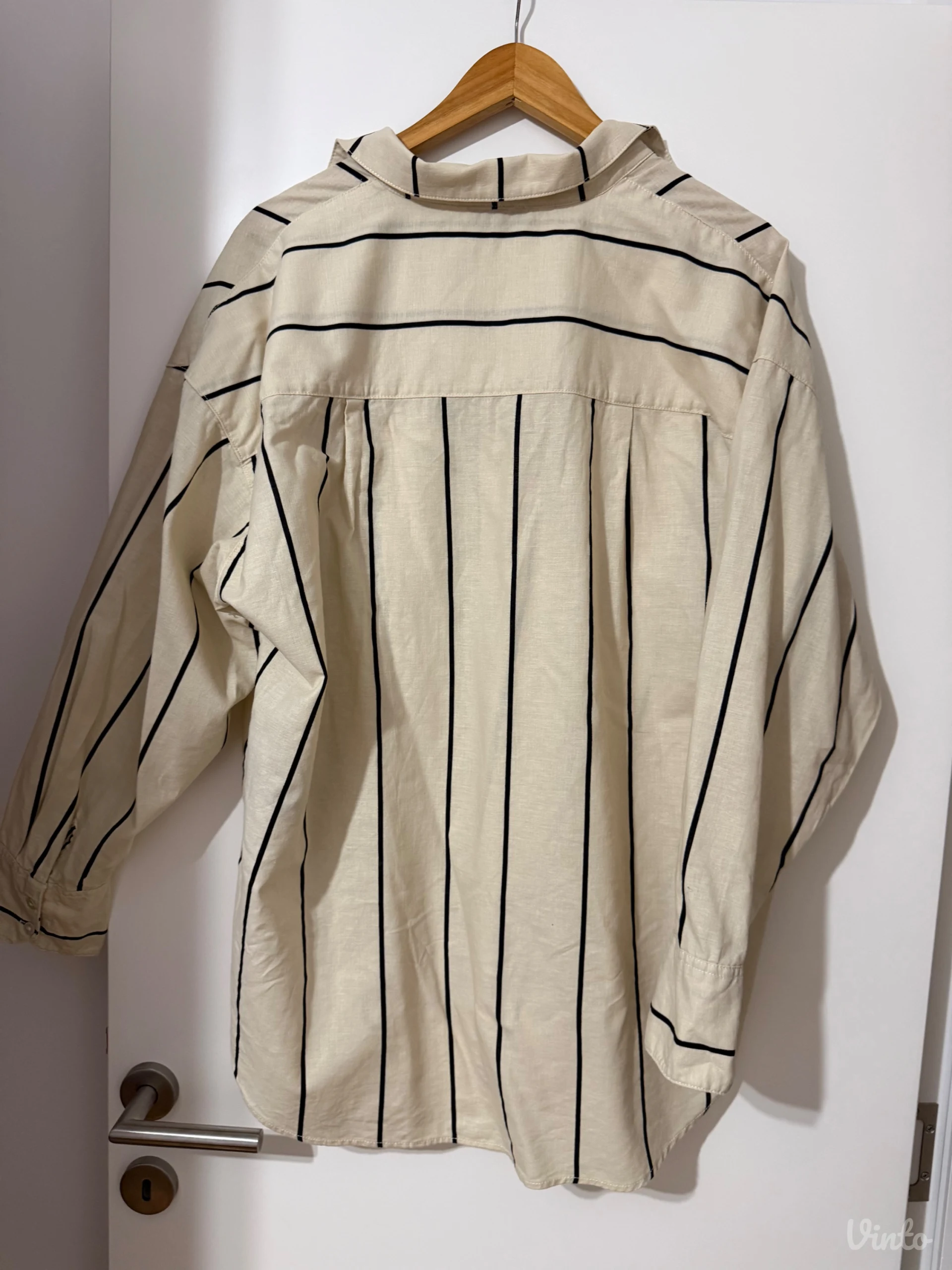 C&za lanena zenska kosulja oversize