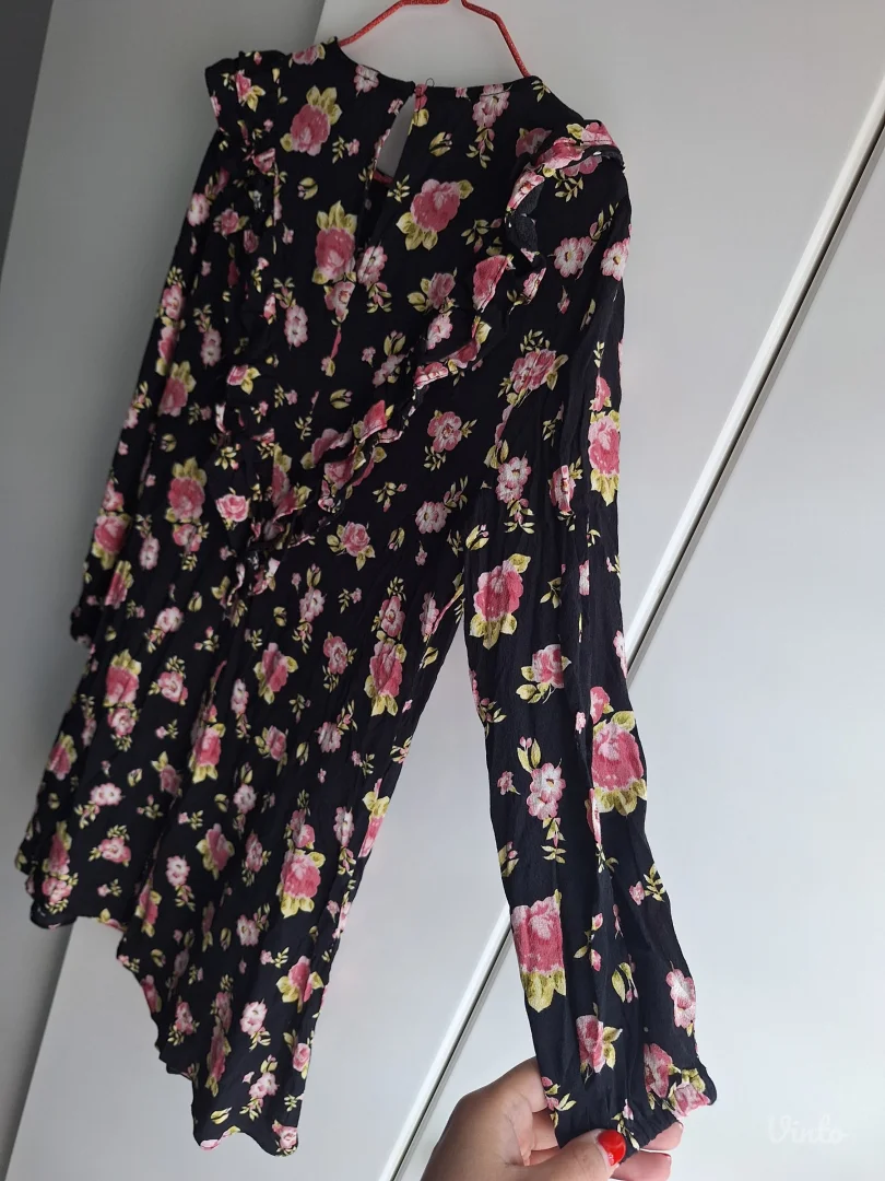 Mini haljina sa cvetnim dezenom