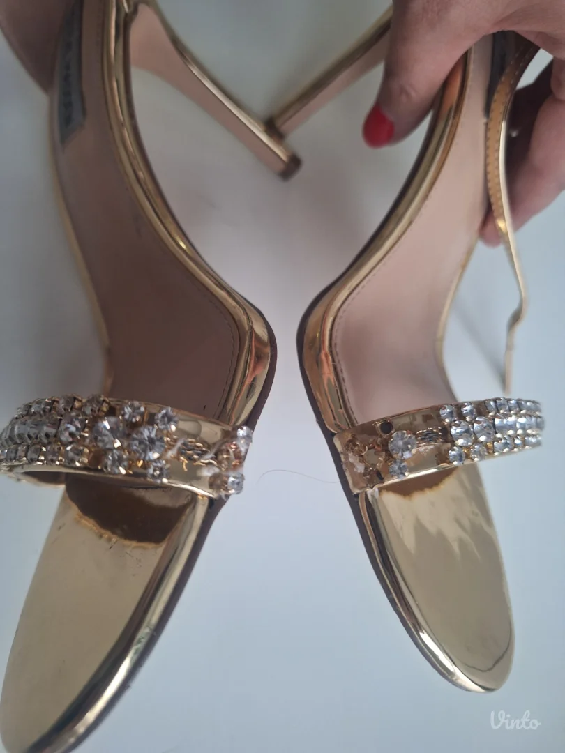 Zlatne Steve Madden sandale