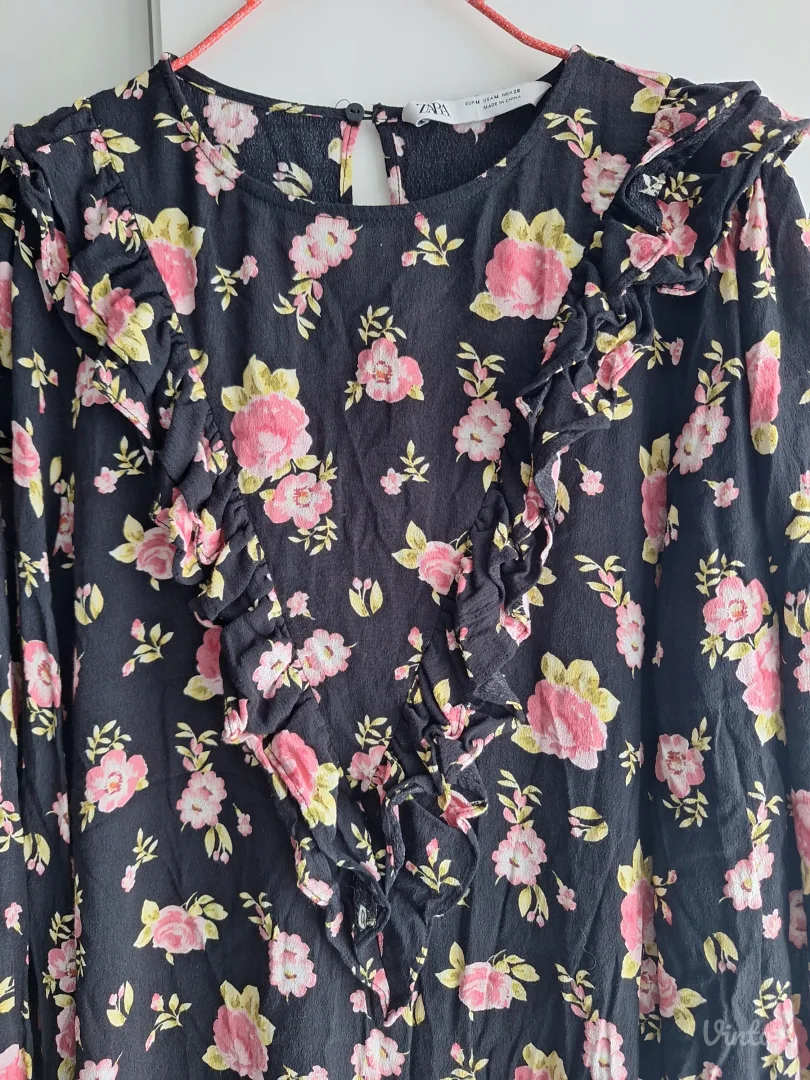 Mini haljina sa cvetnim dezenom