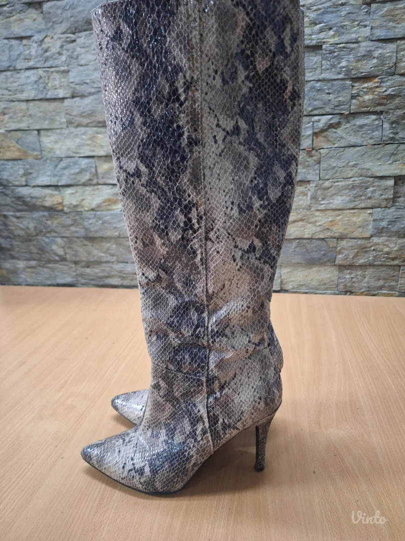 Čizme sa printom zmijske kože