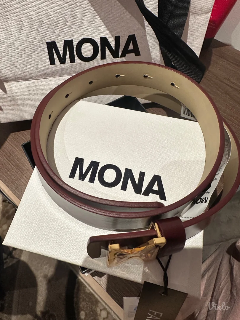 Mona- Kozni bordo kais 90
