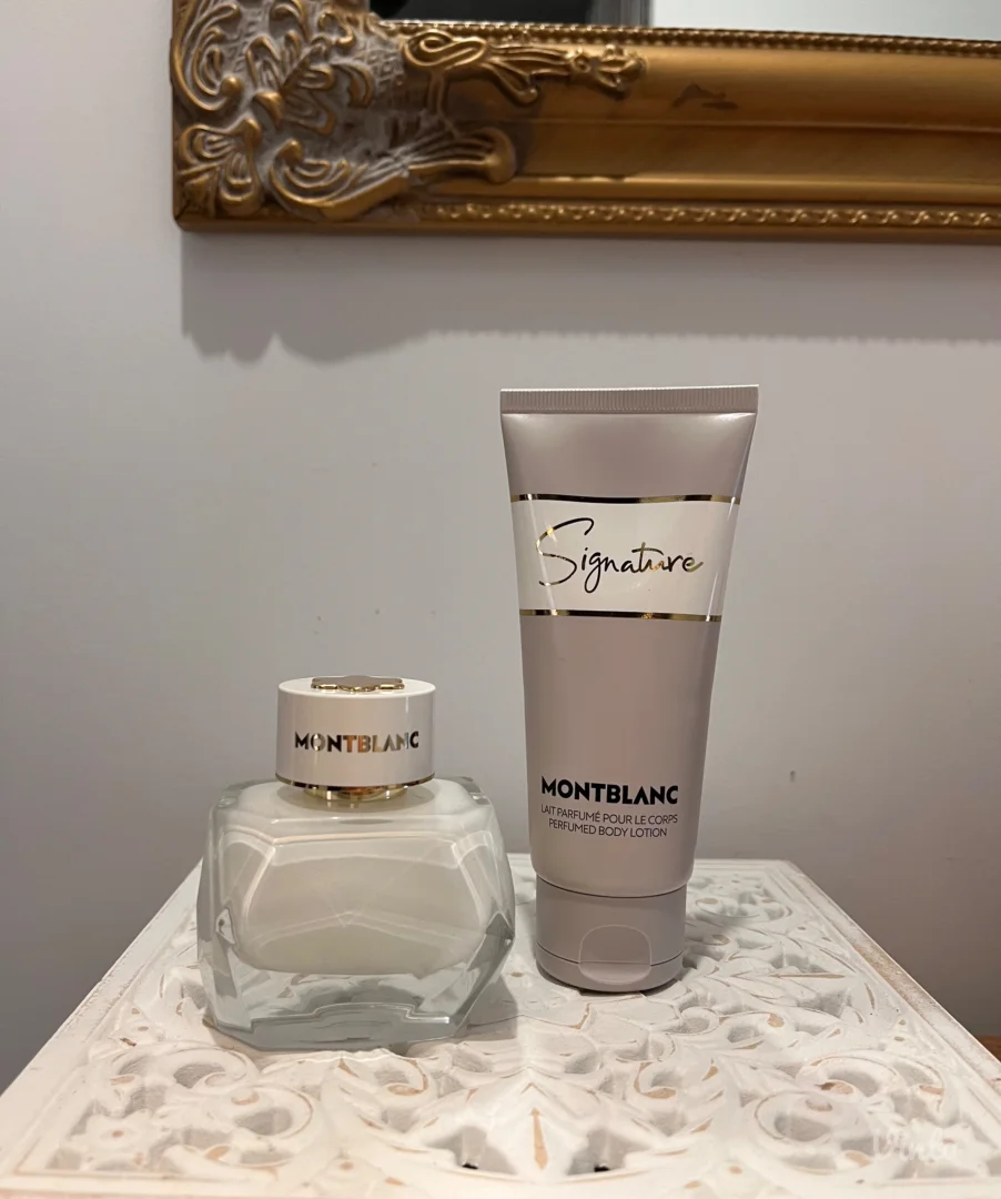 SET Mont blanc signature parfem+losion