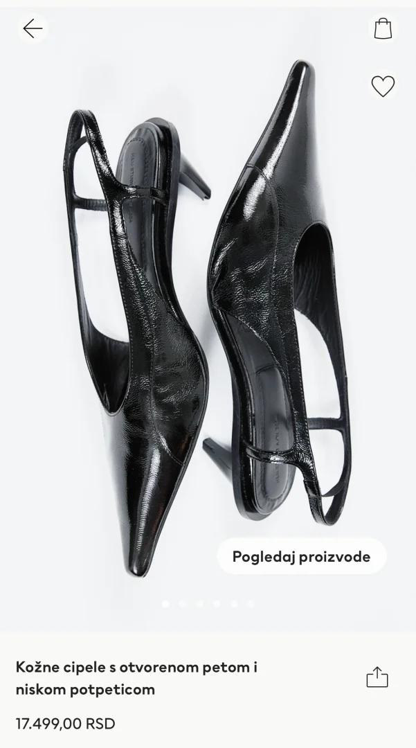 H&M studio kozne cipele 38 Novo