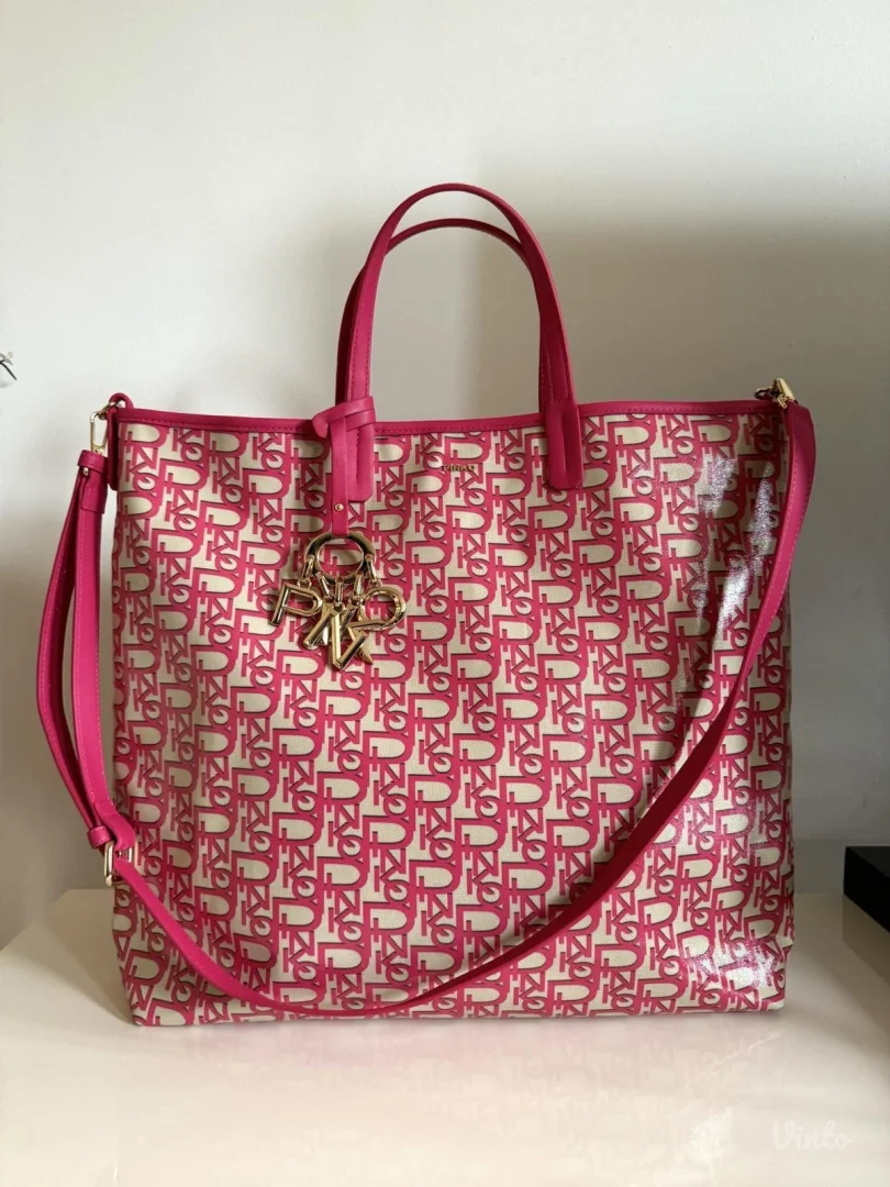 PINKO Tote Monogram torba - Novo bez etikete
