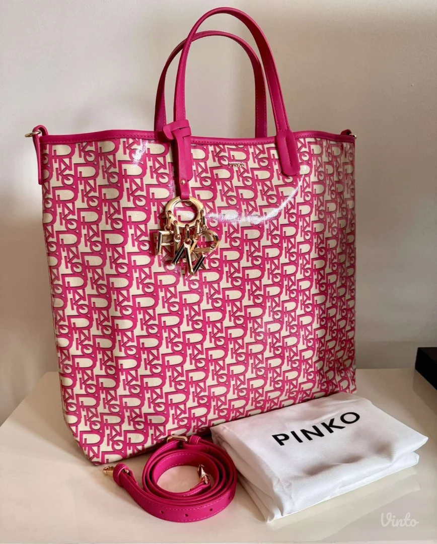 PINKO Tote Monogram torba - Novo bez etikete