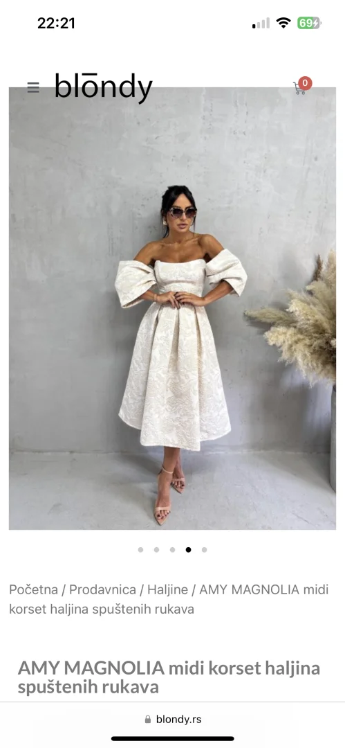 BLONDY korset haljina S-M